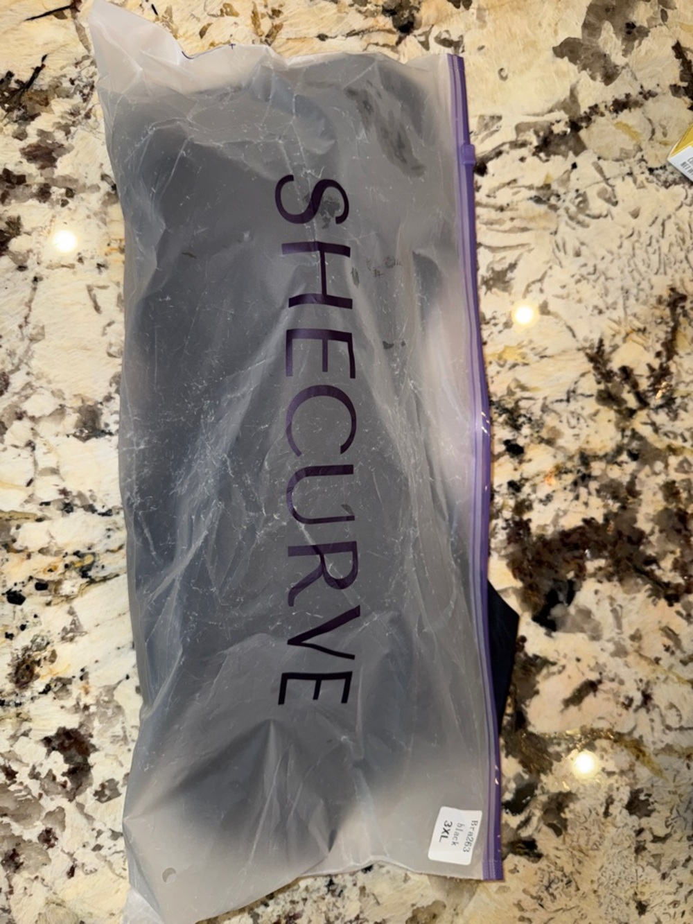 SHECURVE Black Women's Bra